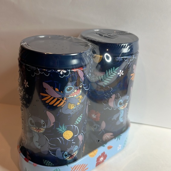 Disney Stitch Blue Salt & Pepper Shakers NWT - Picture 2 of 7